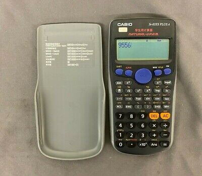 Casio fx-82ES PLUS A Natural V.P.A.M. Scientific Calculator w/Cover