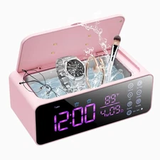 Ultrasonic Jewelry Cleaner Machine -Portable 24W/48KHz with Digital LED Display