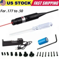Laser Bore Sight Collimator For .177 to .50 Caliber Bore Sighter Rifles Red