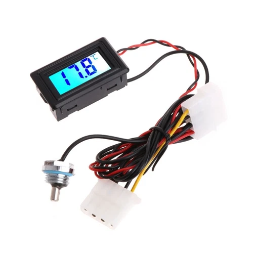 Digital Display Computer Temperature Meter for Water-Cooled Equipment G1/4 Threa