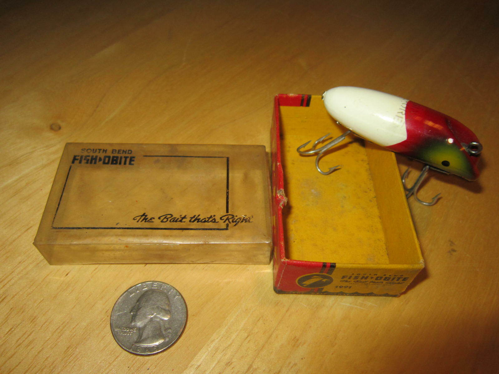 VINTAGE SOUTH BEND FISH OBIT LURE AND BOX | eBay
