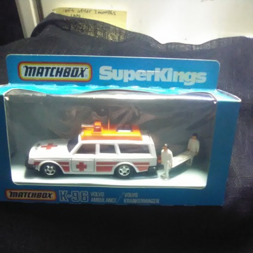 Vintage Matchbox SuperKings K-96 Volvo Ambulance. - Picture 2 of 5