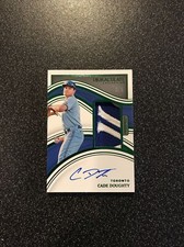 2023 Immaculate Cade Doughty Green Prospect Patch Auto Autograph #3/5