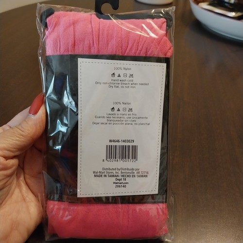 Pink / Hot Pink / Solid Children's Opaque Tights Medium 7-10 1pair Wonderland - Picture 5 of 7
