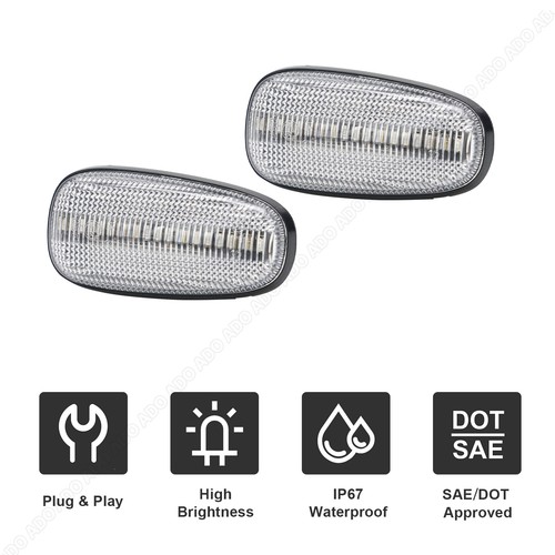 2 frecce laterali a led per Opel Astra G | Zafira A | anno 1998-2005 vetro trasparente - Foto 6 di 12