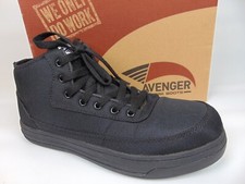 Avenger A116 Blade Black Safety Toe Work Shoes Black Sneakers Men's Size 7.0 Med