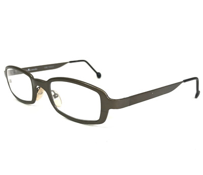 Vintage la Eyeworks Eyeglasses Frames PILLOW 549 Matte Brown Thick Rim 43-21-130