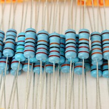 500PCS 100 Values +/-1% 1ohm~1M 1W 1Watt Metal Film Resistor Assortment Kit #New