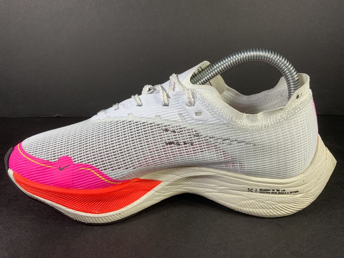 Nike ZoomX Vaporfly Next% 2 Rawdacious White Black Pink Womens