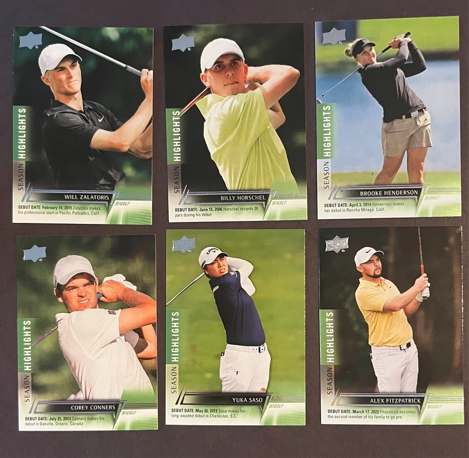 2024 Upper Deck Golf 1-150 and Rookies and Insert You Pick Finish Your Set NM/MT - Image 2 of 4