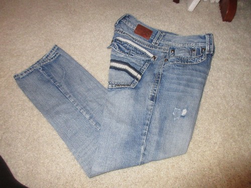 Crown Mens Denim Weston Jeans Boot Cut 