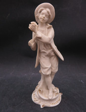 ANTICA STATUINA IN PORCELLANA DI CAPODIMONTE - ALTEZZA : 16 CM