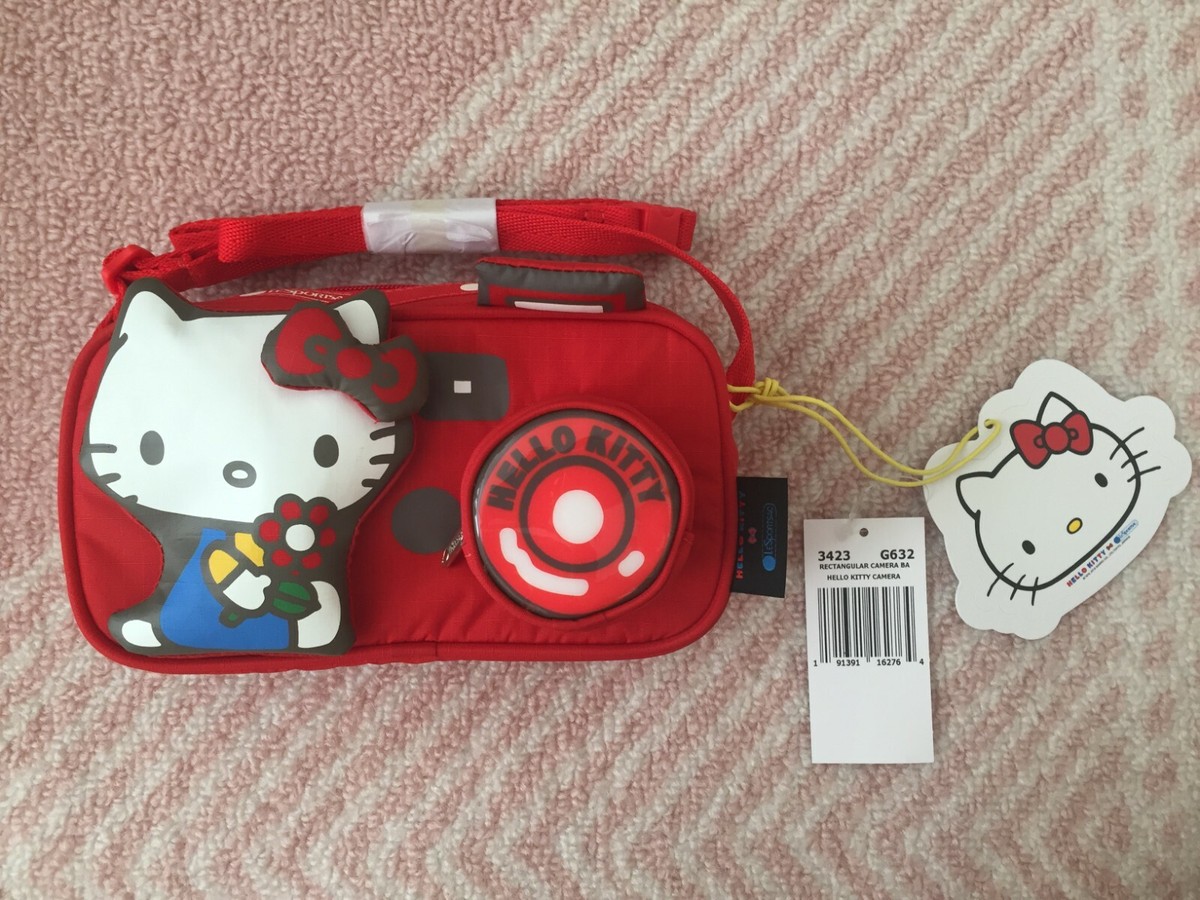 テレビ Lesportsac Hello Kitty Ractangular Camera Bag 3423 G632 NWT | eBay