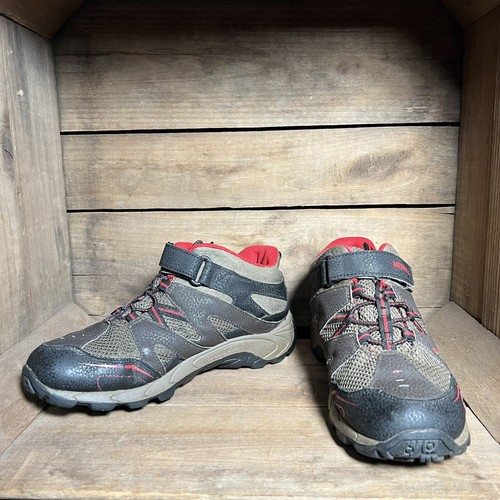 Merrell Hilltop Mid Youth Boys 5M Waterproof Hiking Boot Shoes Quick Close - Picture 2 of 9