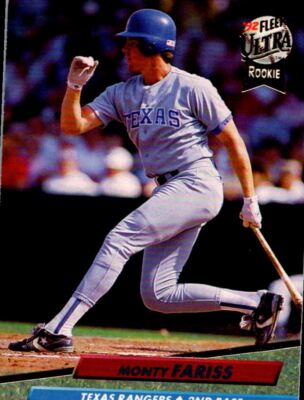 1992 Ultra Monty Fariss Texas Rangers #441