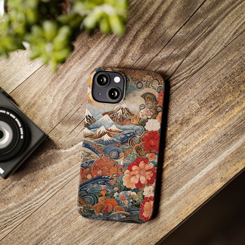 Modern Meets Japanese Tradition - iPhone Slim Case, Gift - Photo 41 sur 65