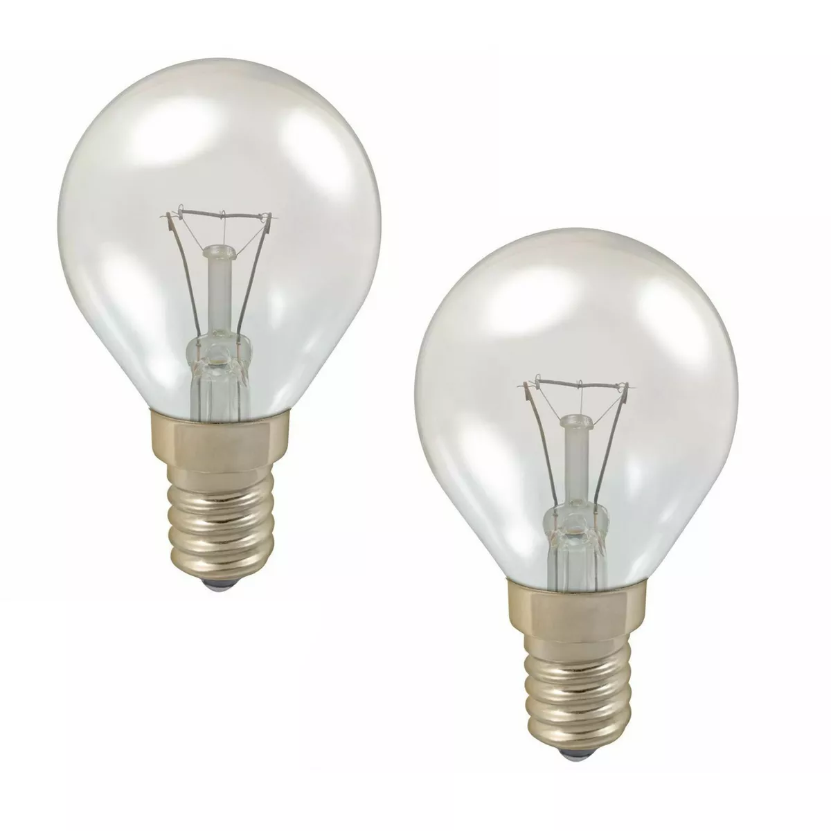 2 x FITS BOSCH NEFF SIEMENS 40 WATT 40W SES E14 HIGH TEMPERATURE OVEN LIGHT BULB