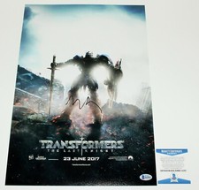 MARK WAHLBERG SIGNED 'TRANSFORMERS LAST KNIGHT' 12x18 MOVIE POSTER BECKETT COA 