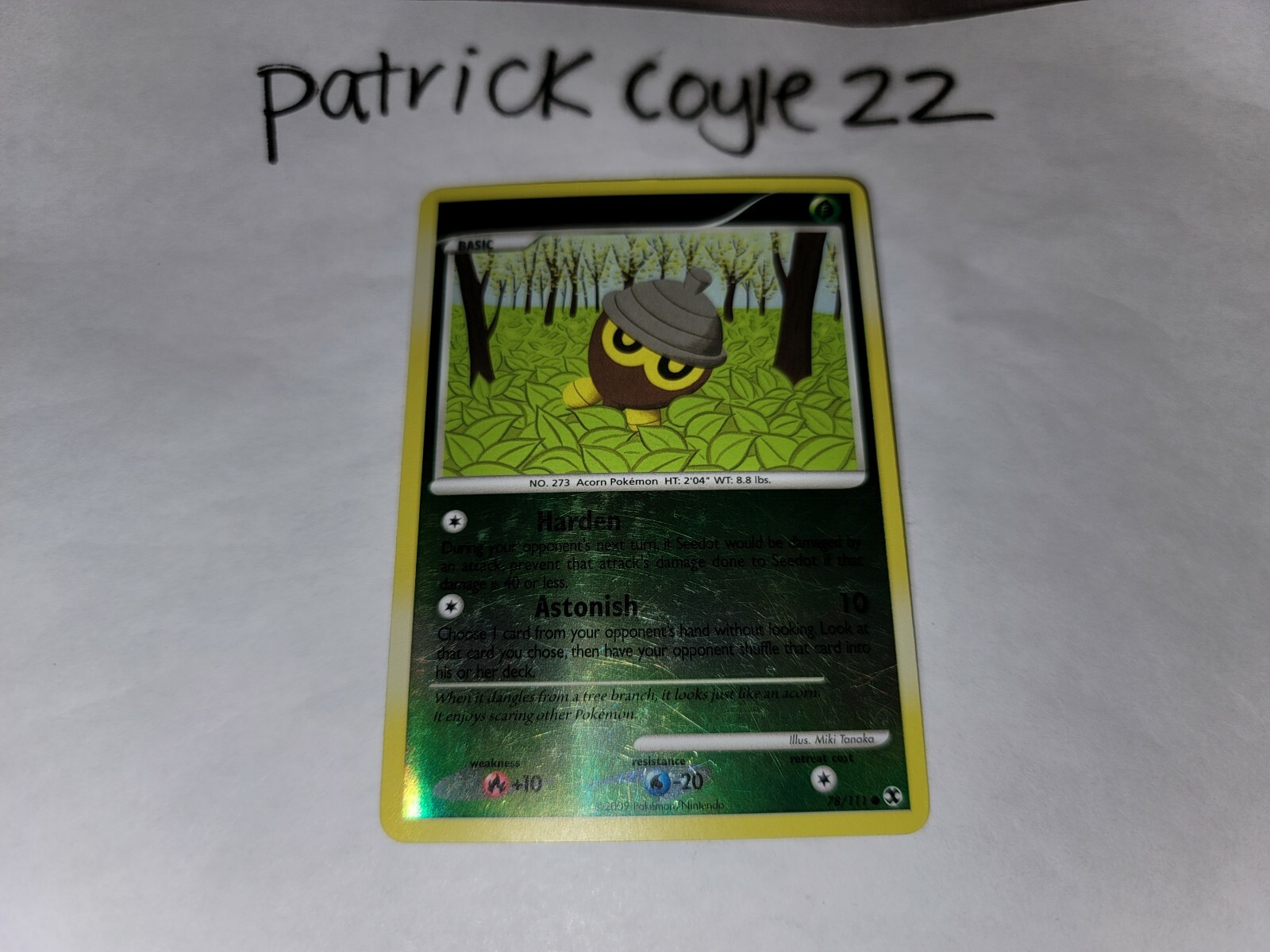 Seedot Reverse Holo Common Platinum Rising Rivals 78/111 LP