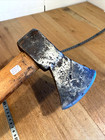 outil ancien, old tool AXE, hachette hache De Mine De Mineur Boiseur (n° 251 )