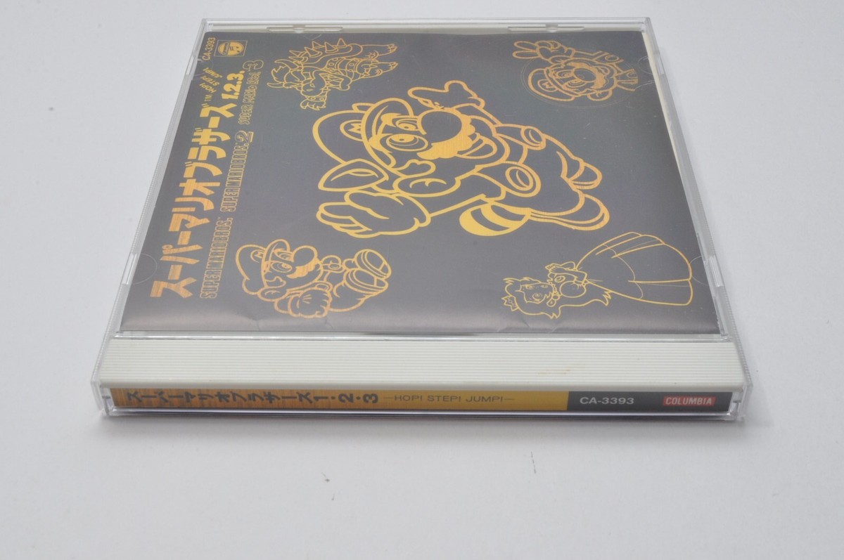 CD SUPER MARIO BROS. 1.2.3 Hop Step Jump Soundtrack Nintendo