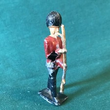 Vintage Lead Toy Soldier British Marching Band Guardsmen Metal Figure