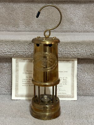 The Orvis Company Inc. Solid Brass & Copper Welsh Miner's Lamp
