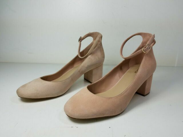 aldo block heel pumps