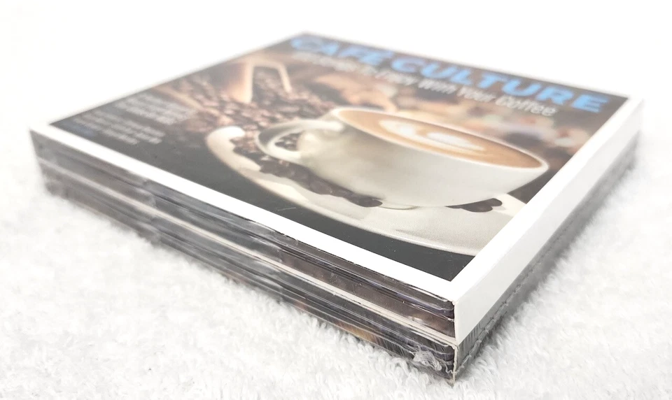 CAFÉ Culture: 100 Songs To Enjoy W/ Coffee VARIOUS From Across the Globe NEW 4CD Foto 2 de 4