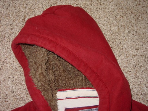 Mens American Eagle Red/Grey Full Zip Hoodie! Size M - Picture 6 of 8