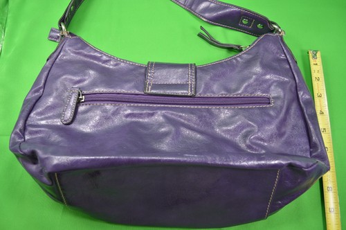 Franco Sarto Purple Handbag,Tote,Purse,Colorful Lining,Preowned - Picture 3 of 6