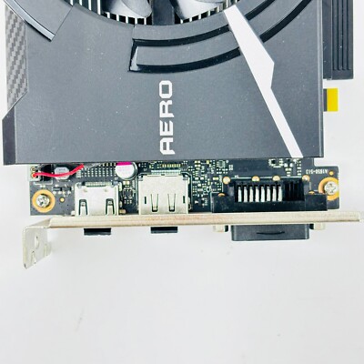 MSI GeForce GTX 1650 AERO ITX 4G OC Graphics Board Teted With Box