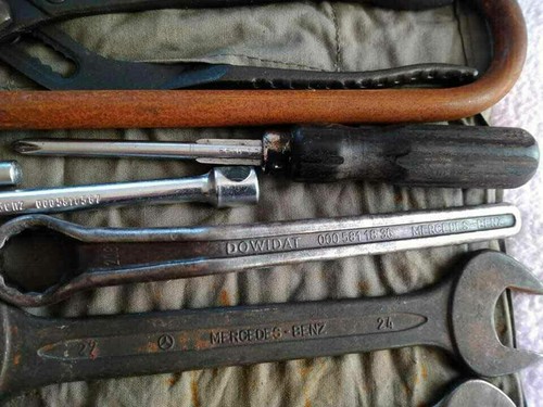 Kit attrezzi di bordo Mercedes Benz 190 sl pontone w136 w105 220 Adenauer - Foto 11 di 13