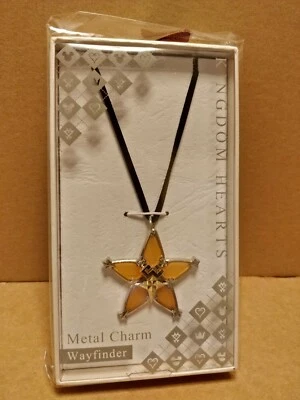 SQUARE ENIX OFFICIAL KINGDOM HEARTS WAYFINDER ORANGE TERRA ACCESSORY METAL CHARM -NEW SEALED