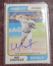 2023 Topps Heritage Real One Autographs #ROAMC Max Castillo HN