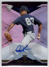 2021 Panini Titanium Autographs #6 Deivi Garcia *B156