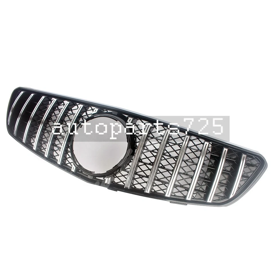Silver GT Grill For Benz R class W251 Grille 2007-10 R300L R320 R350 R400 R500L Foto 3 de 4