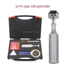 QFH-Manual Cross Adhesion Tester 1MM / 2MM / 3MM Blades with Magnifying Glass