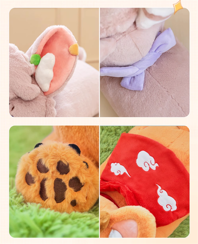 Bambola di peluche ufficiale You Shou Yan Tony Sibuxiang 55 cm imbottita giocattolo cuscino di peluche - Foto 7 di 12