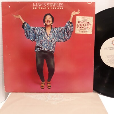 MAVIS STAPLES Oh What A Feeling 1979 PROMO LP WB BSK-3319 Hype Sticker VG+VINYL 