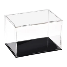 Acrylic Clear Display Case Box Dustproof Protection Showcase 15x10x10cm