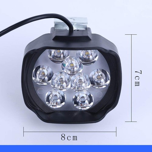 Electric Bicycle Led Ebike Headlight Front Light Lamp 24v 36v 48v 60v 72v 15w - Foto 4 di 12