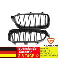 Nieren Grill Frontgrill f�r BMW F30 F31 2011-2019 Gl�nzend Schwarz Links Rechts