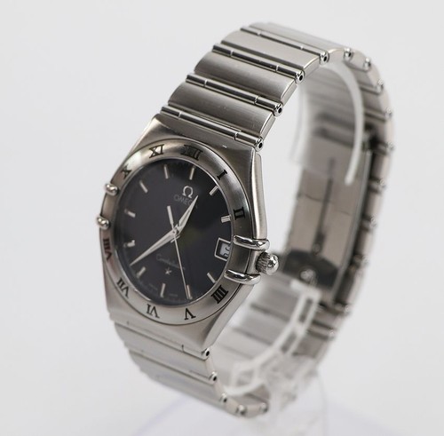 Omega Constellation Ref.1512.40 Date St. Acier Gris Argent Montre Homme Quartz - Photo 2 sur 10