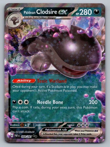 Pokemon TCG SV: Paldean Fates Paldean Clodsire ex 059/091