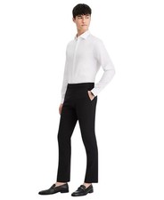 Tommy Hilfiger Mens Modern fit Dress Pants 38 / 30 Black Solid Stretch