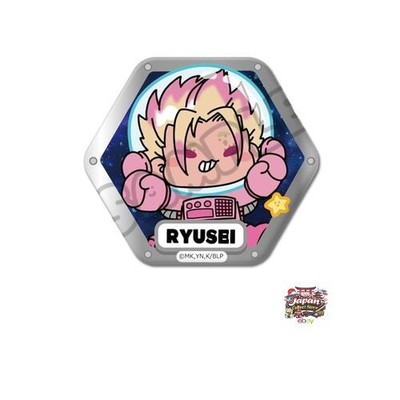 NEW TV Anime Blue Lock [Shido Ryusei] 7th Edition Hexagonal Can Badge Pin Button