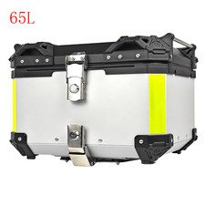 65L Motorradkoffer Top Case Box Alu Aluminium Alloy Wasserfest Motorrad Top Case