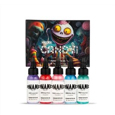 Dynamic Tattoo Ink Candy 1oz Set 5 Professional Bright Colors Original USA