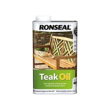 Ronseal Garden Furniture Teak Oil Can 1 litre 16.99 per litre